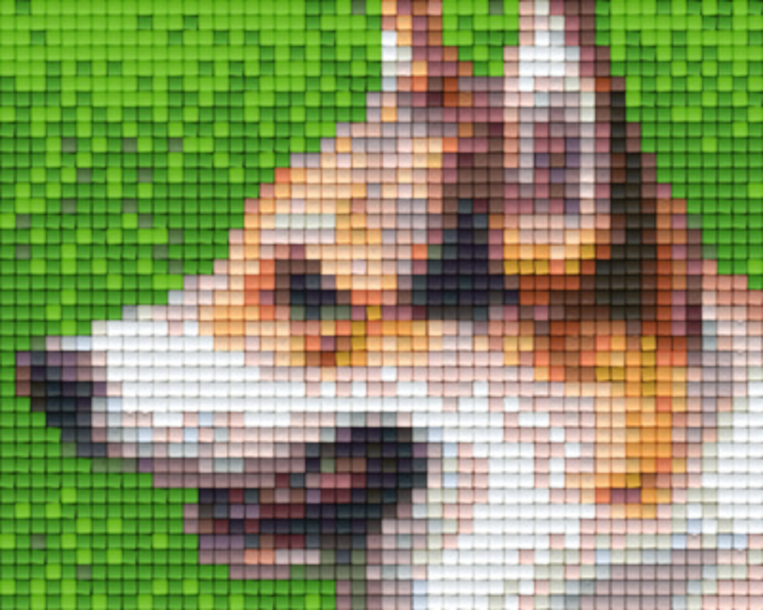 Corgi One [1] Baseplate PixelHobby Mini-mosaic Art Kit image 0
